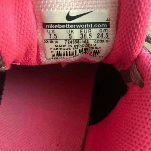 Nike Training Flex TR 5 Women's Gray/Pink 7.5 T Running Shoes - Picture 9 of 12